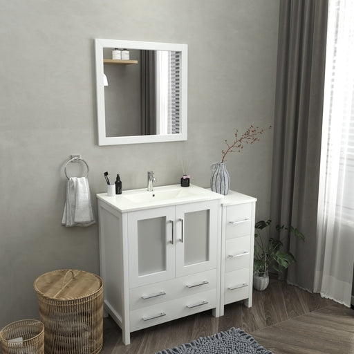 Vanity Art LF31-CH 5 - Piece Bathroom Hardware Set