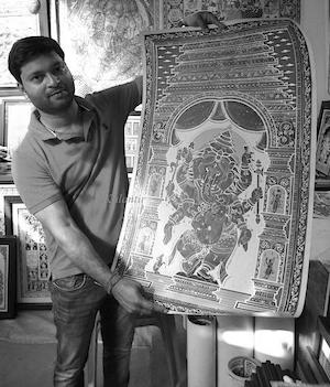 Pattachitra artist - Debasish Sahoo