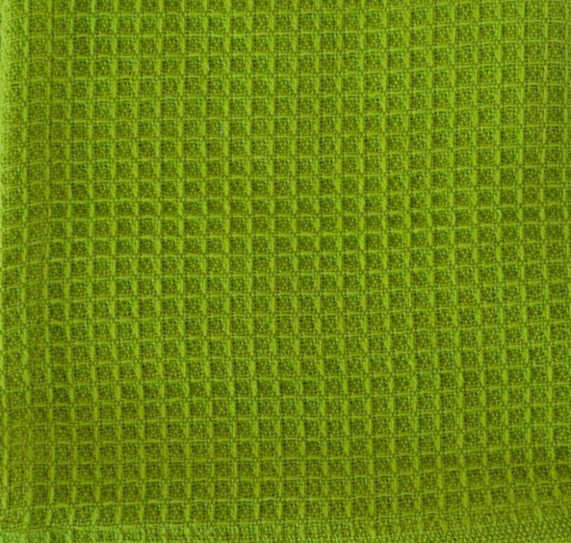 Tag Classic Waffle Weave Dishtowel Moss Green