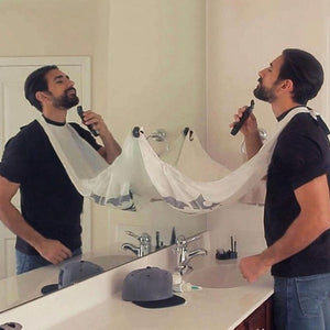 Beard Apron For Man Shaving Hair Clippings Catcher