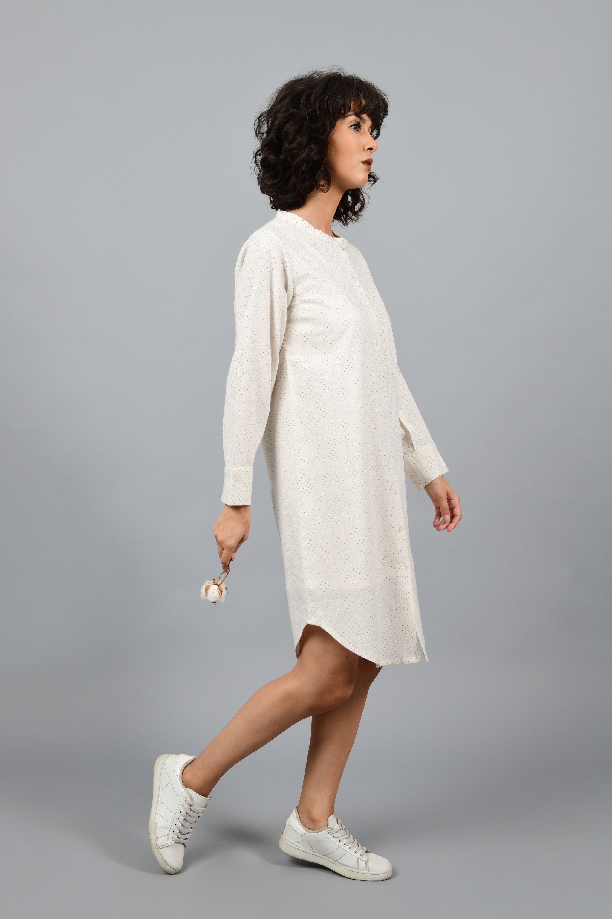 Clear Day | Printed Shirt Dress – Cotton Rack
