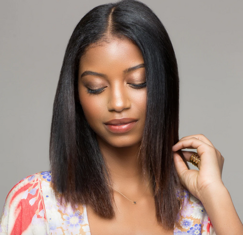 Women with silky, smooth and straight hair