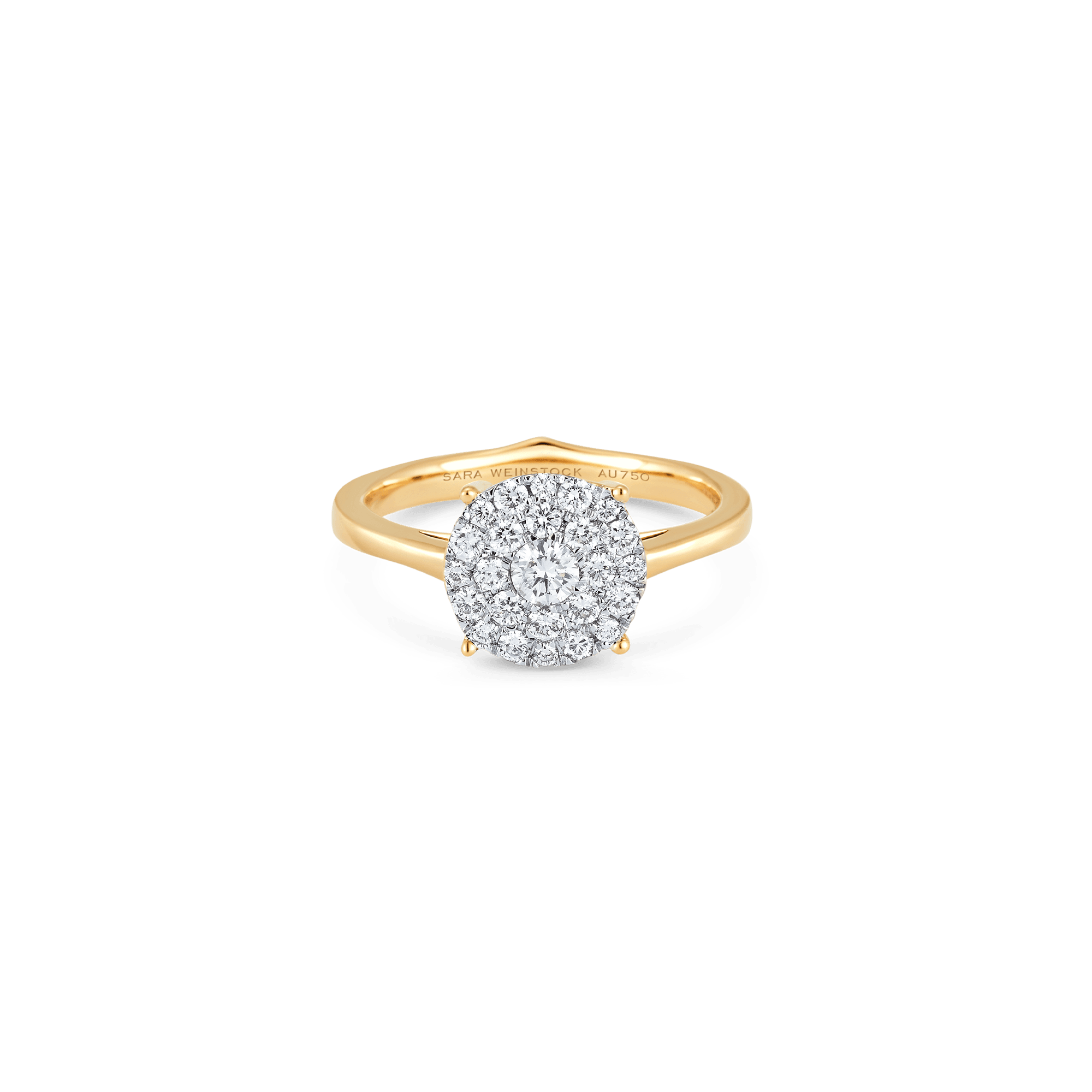 Illusion Round Ring | Designer Fine Jewelry by Sara Weinstock