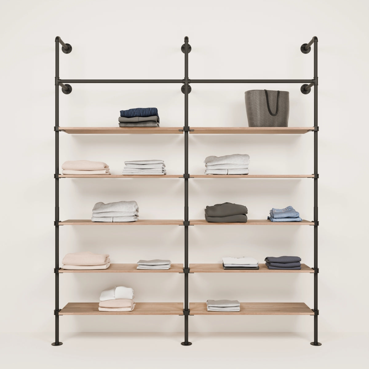 KIM 2 OAK – 10 étagères | pamo. design