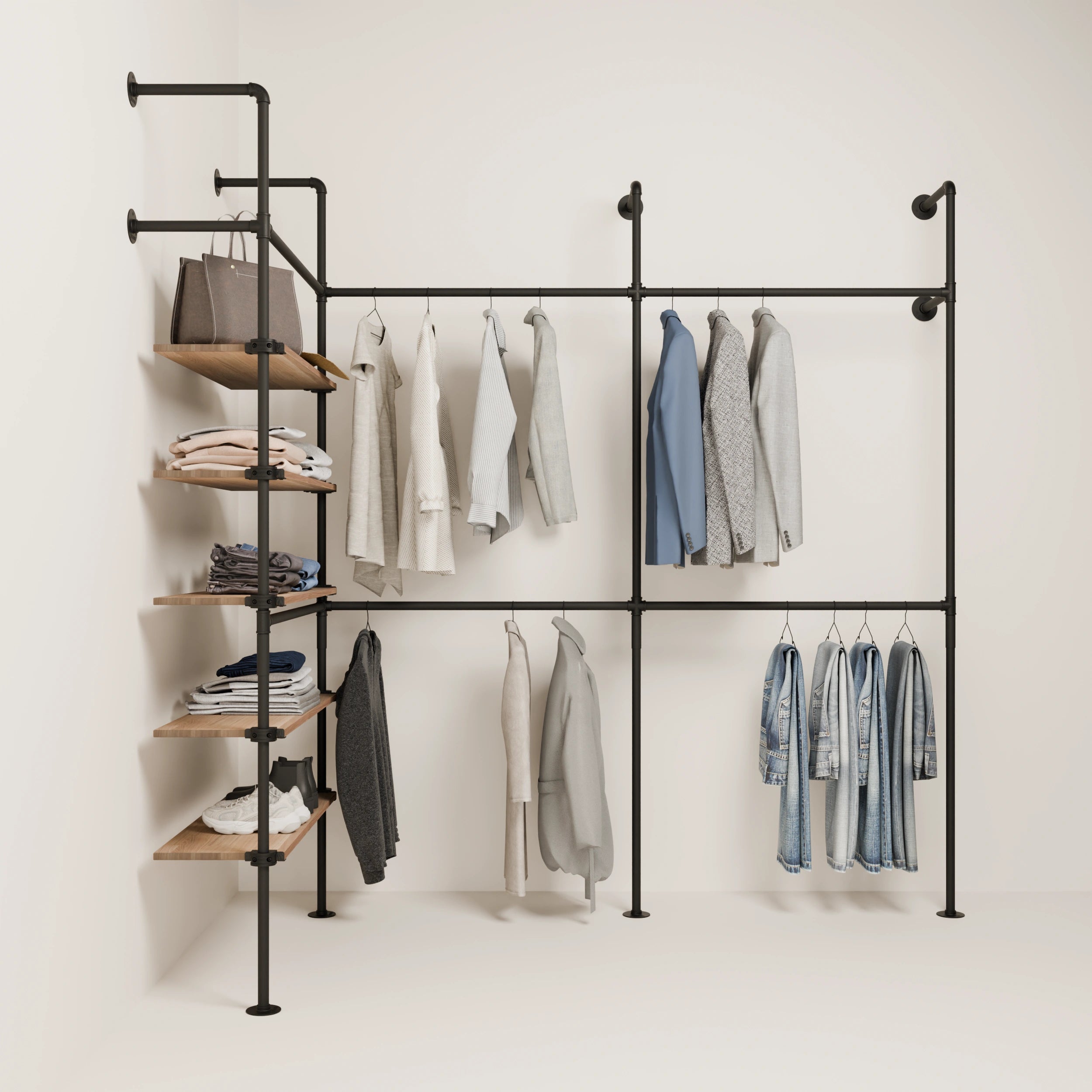 KIM EDGE DOUBLE 3 OAK – 5 hyllor | pamo. design