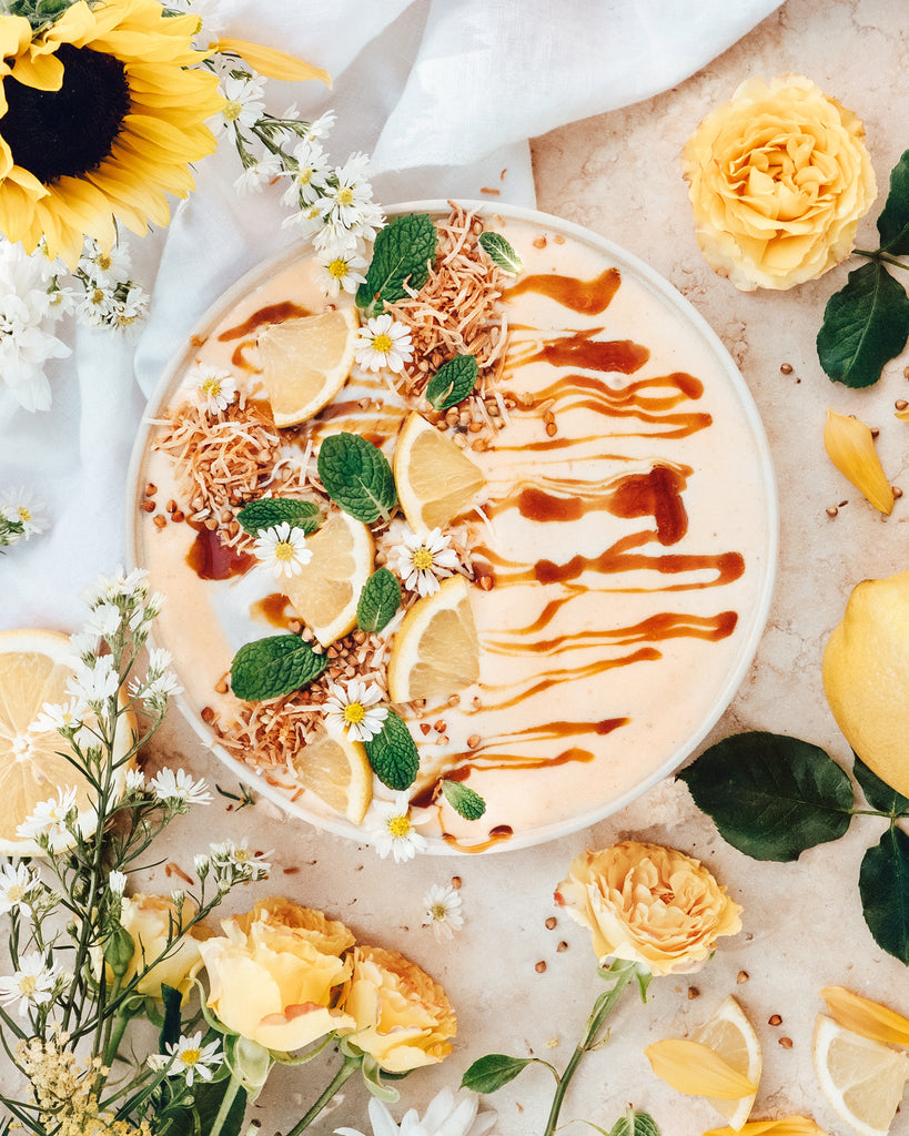 Lemon Cheesecake Smoothie Bowl – Nutra Organics