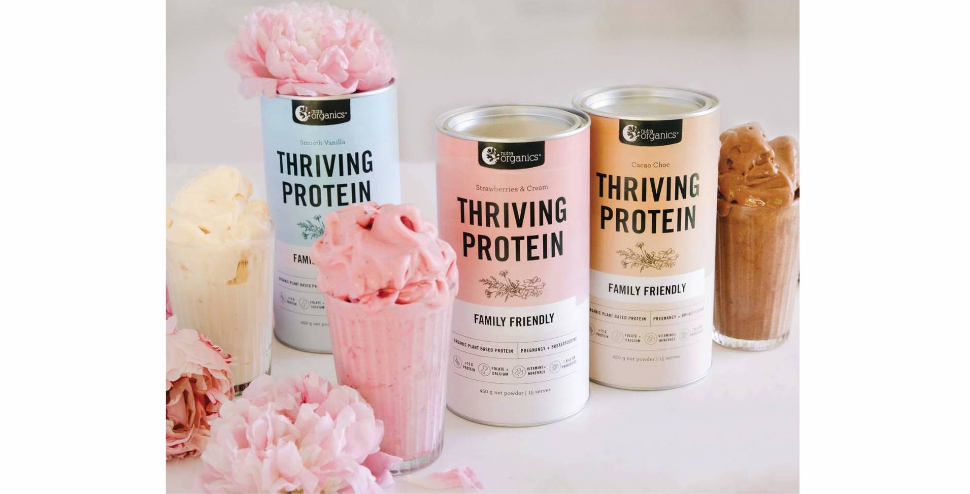 Thriving Protein all flavours 