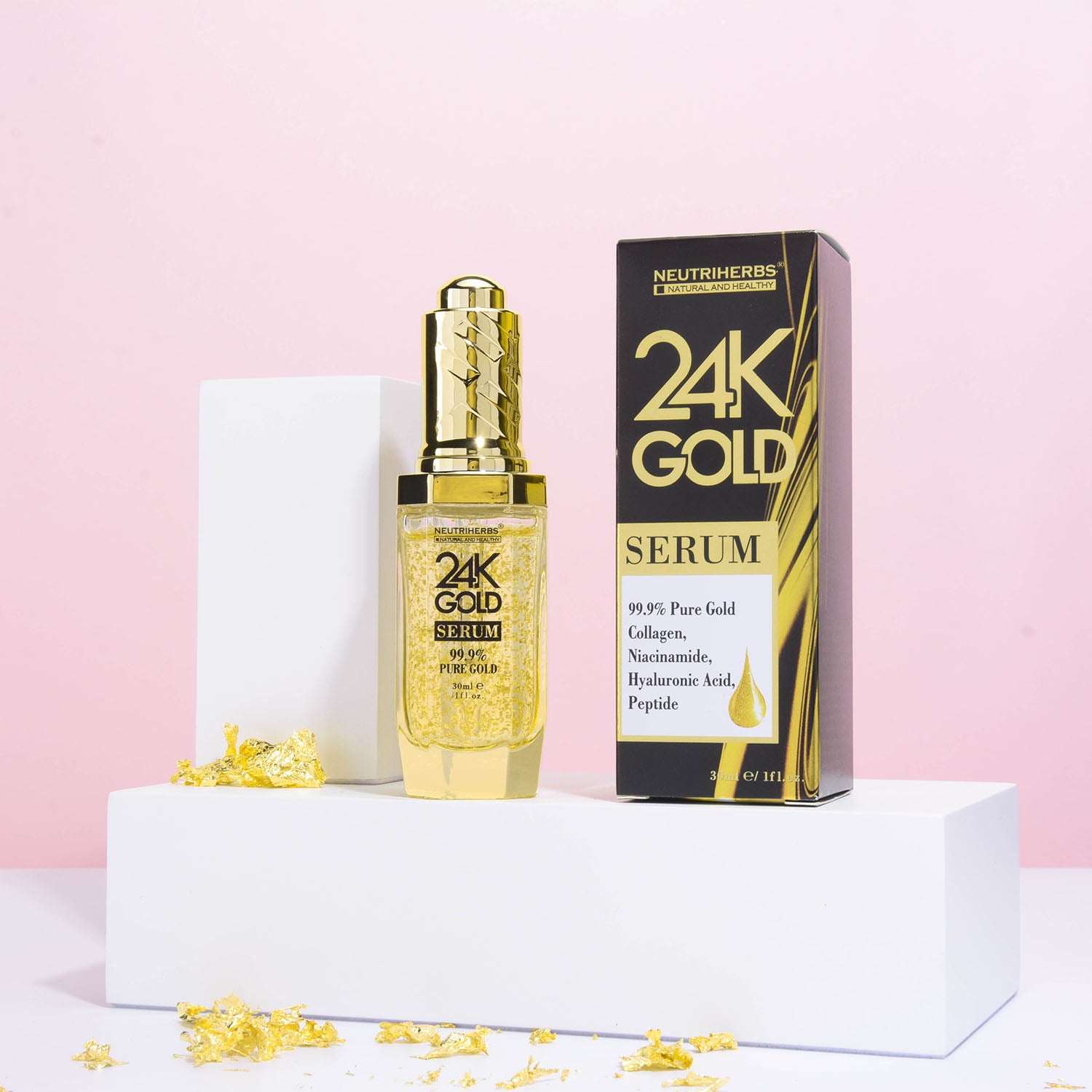 24k Serum Gold Private Label Low Moq Amarrie Amarrie Cosmetics