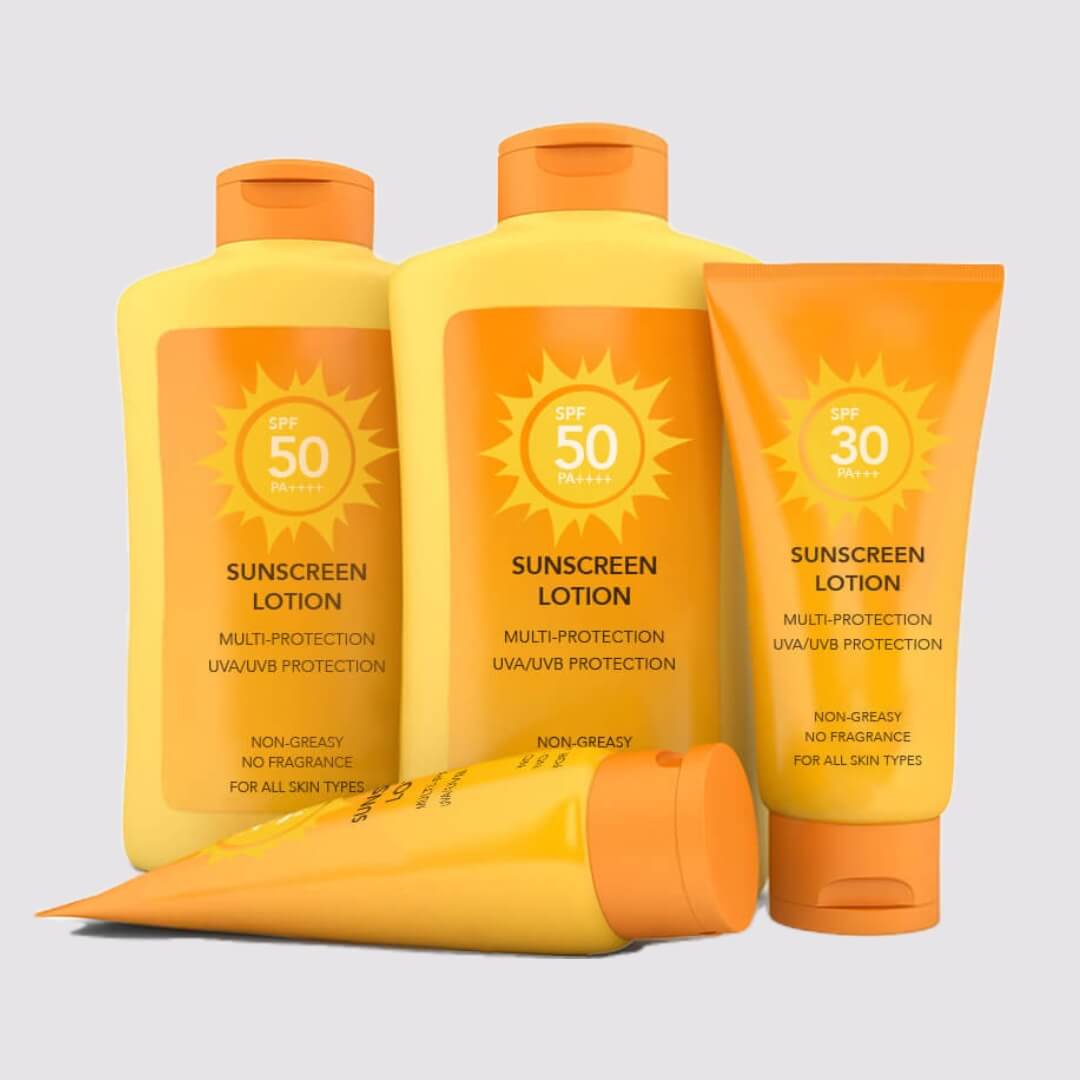 different package for sunscreen