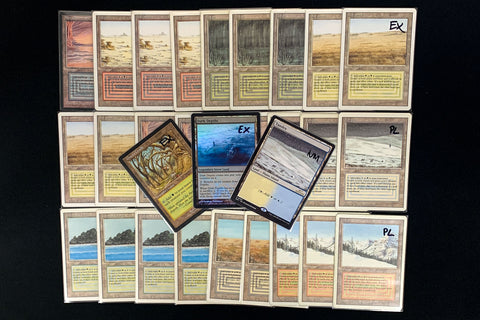 Magic Dual Lands and 30th Anniversary Edition Cards