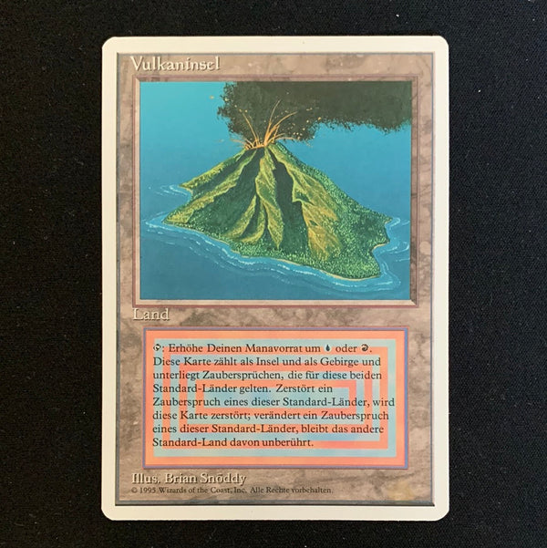 Volcanic Island - Foreign Black Bordered - Italian