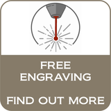 LEDA Clocks, find out about free engraving for your wooden clock icon