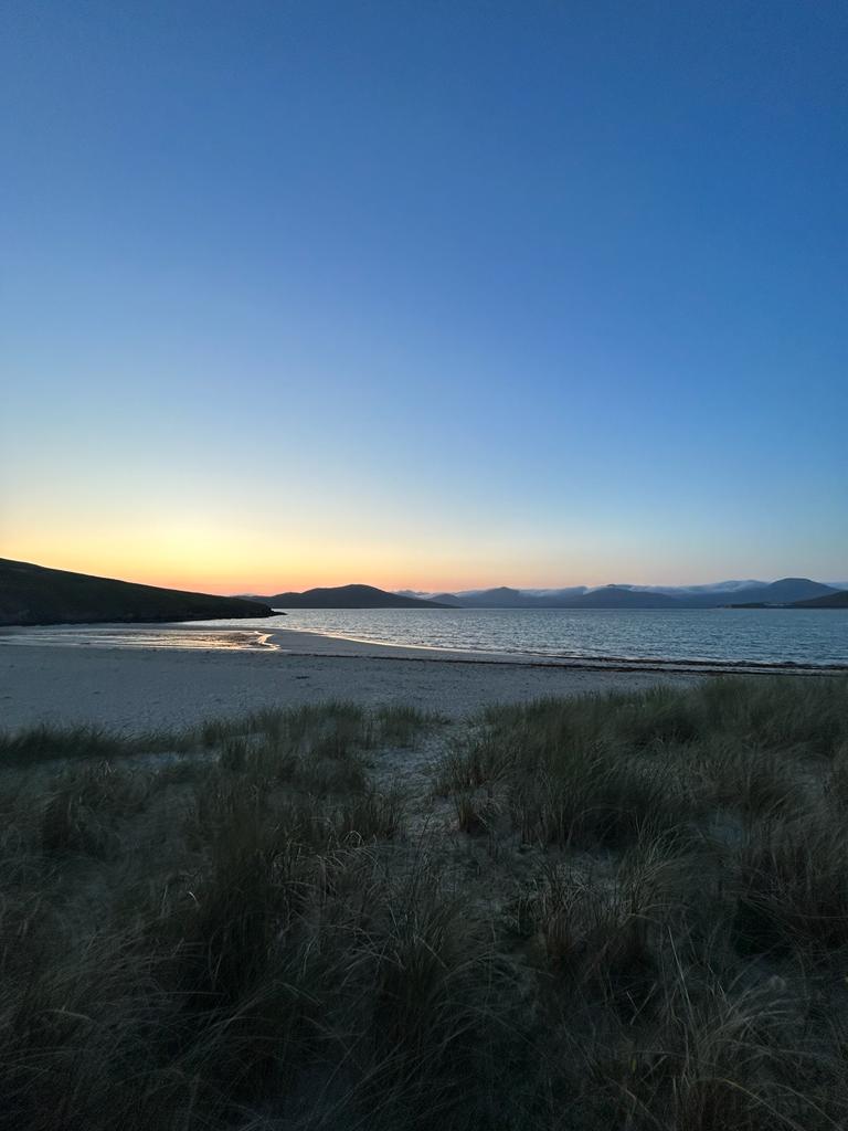 Sundown shades of Harris blue by Sarah Maclennan