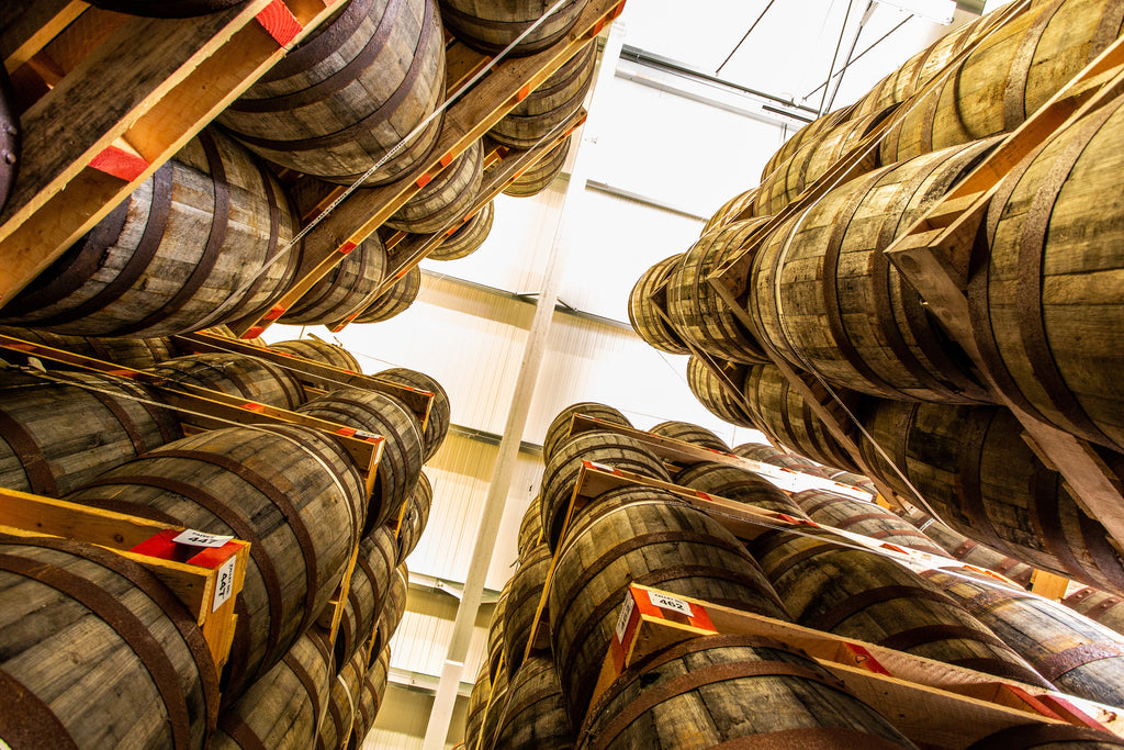 The quiet chaos of maturation goes on in our cask warehouse.