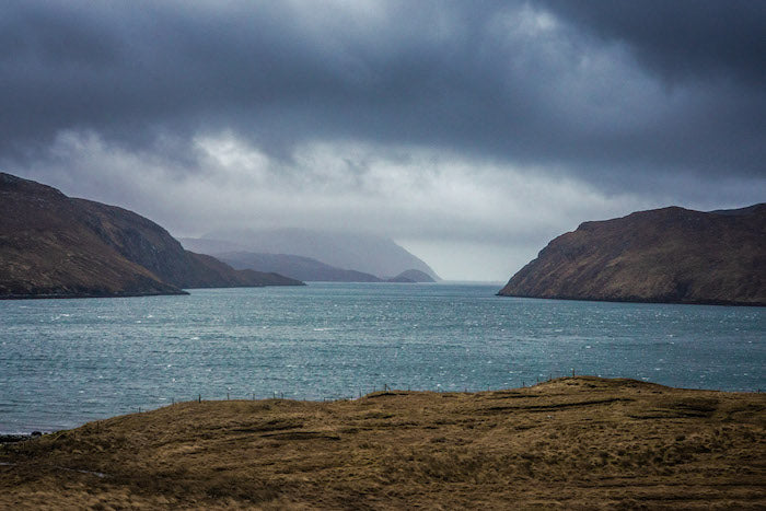 Shrouded sea-lochs of a Harris summer.