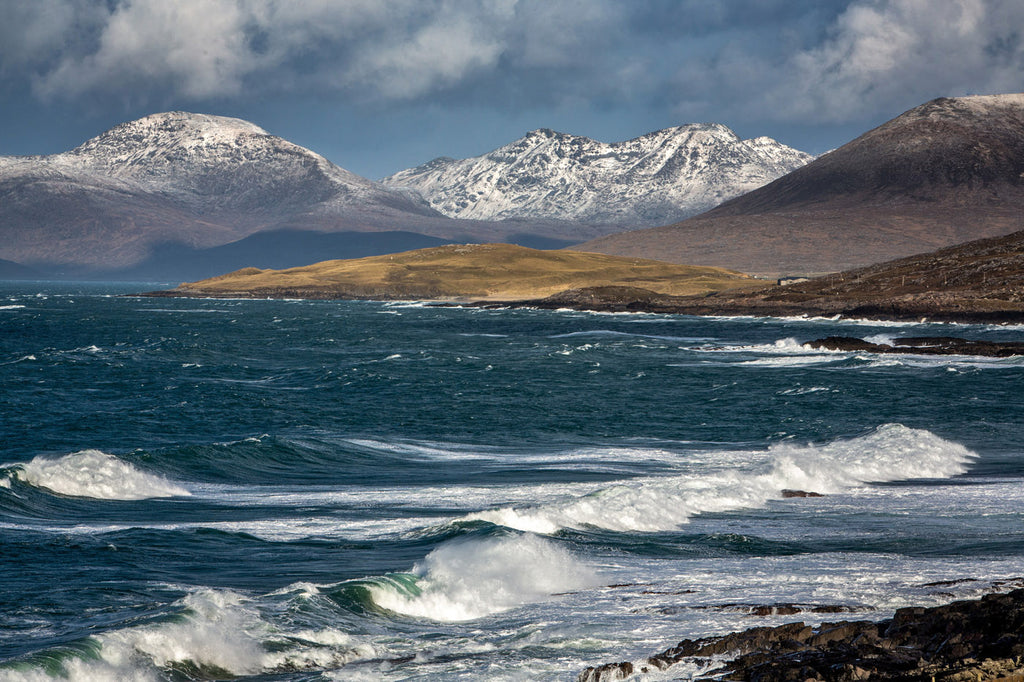 The cold, clear waters of the wild Atlantic on our western shores.