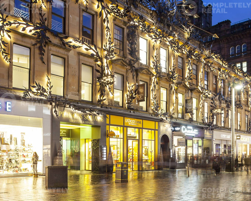 Princes Square at the heart of Glasgow's Buchanan Street.