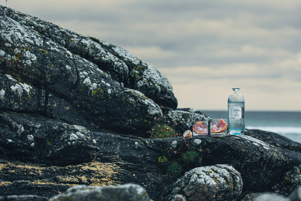 Enjoy Isle of Harris Gin 'on the rocks' this winter.