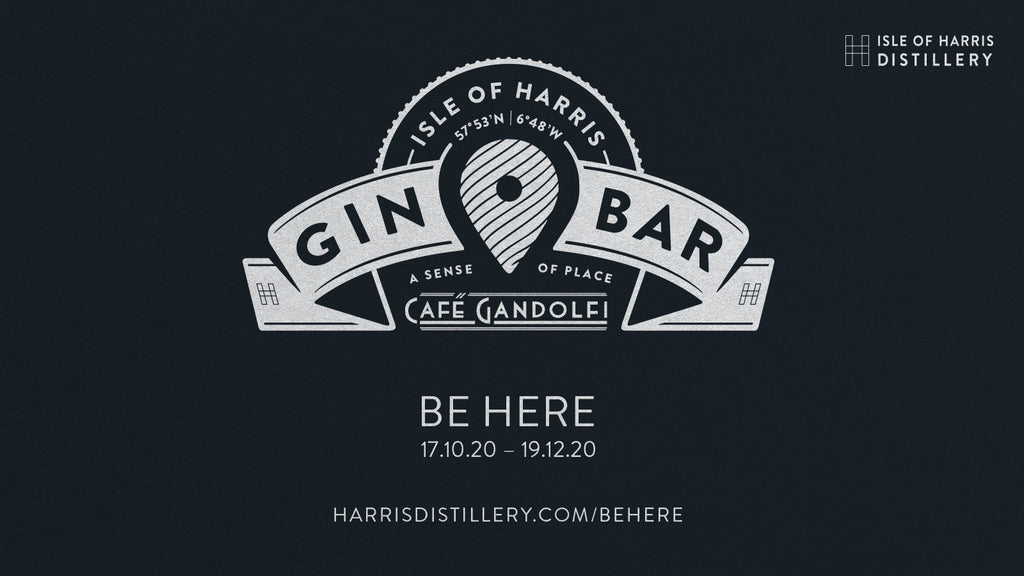 The Isle of Harris Gin bar, opening soon in Glasgow.
