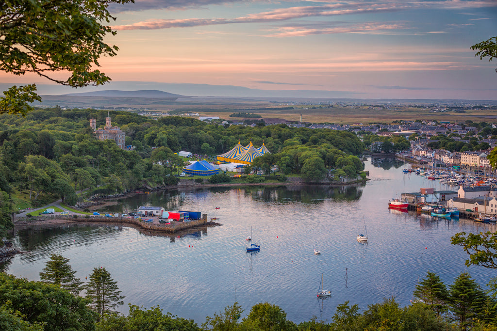 The Hebridean Celtic Festival seen from Gallows Hill.