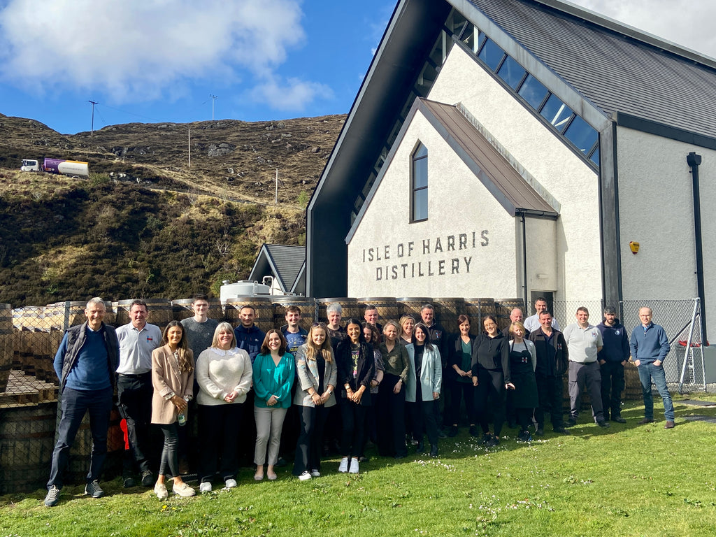 The team gathered under blue skies on Tuesday before opening the doors.