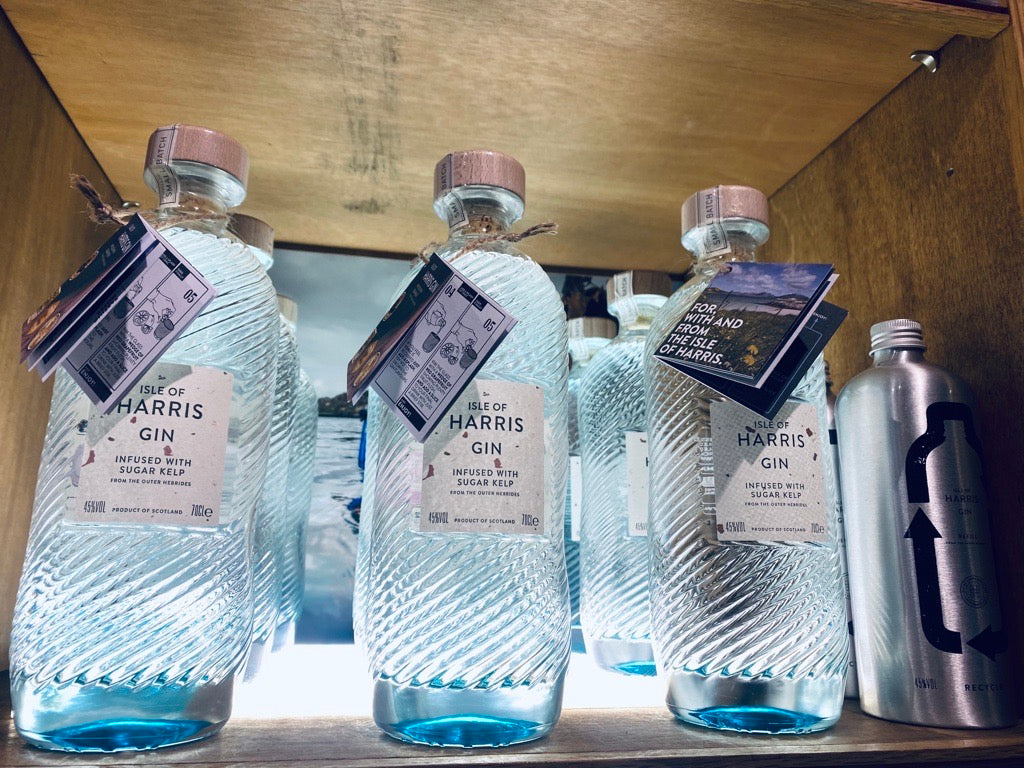 Our island spirit taking pride of place on their shop shelves.