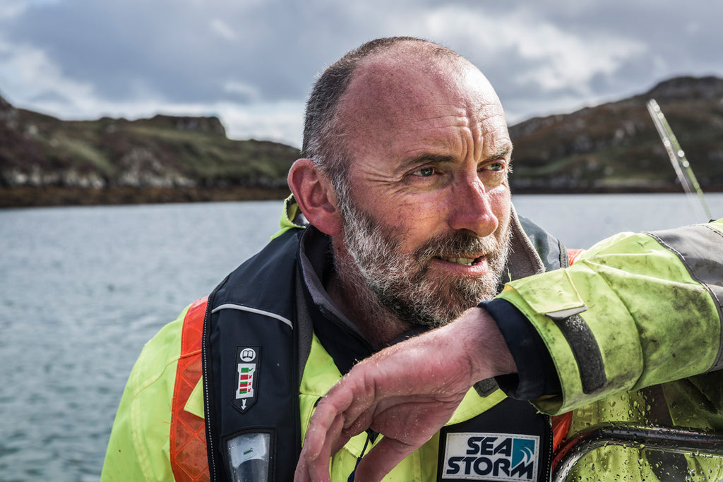 Seaweed diver Lewis Mackenzie.