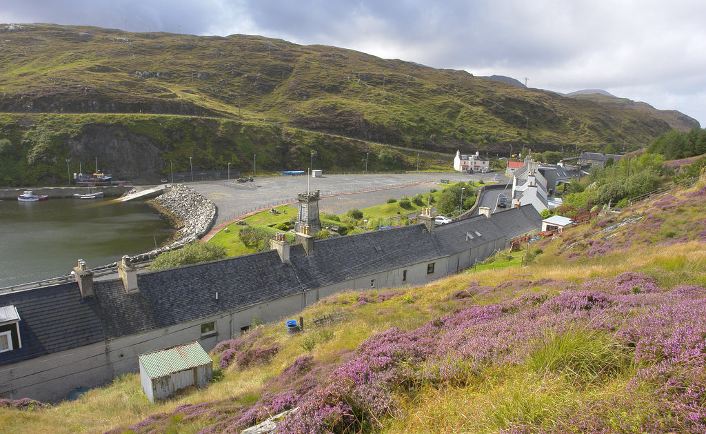 Before the distillery was built, just a car park by the harbour walls.