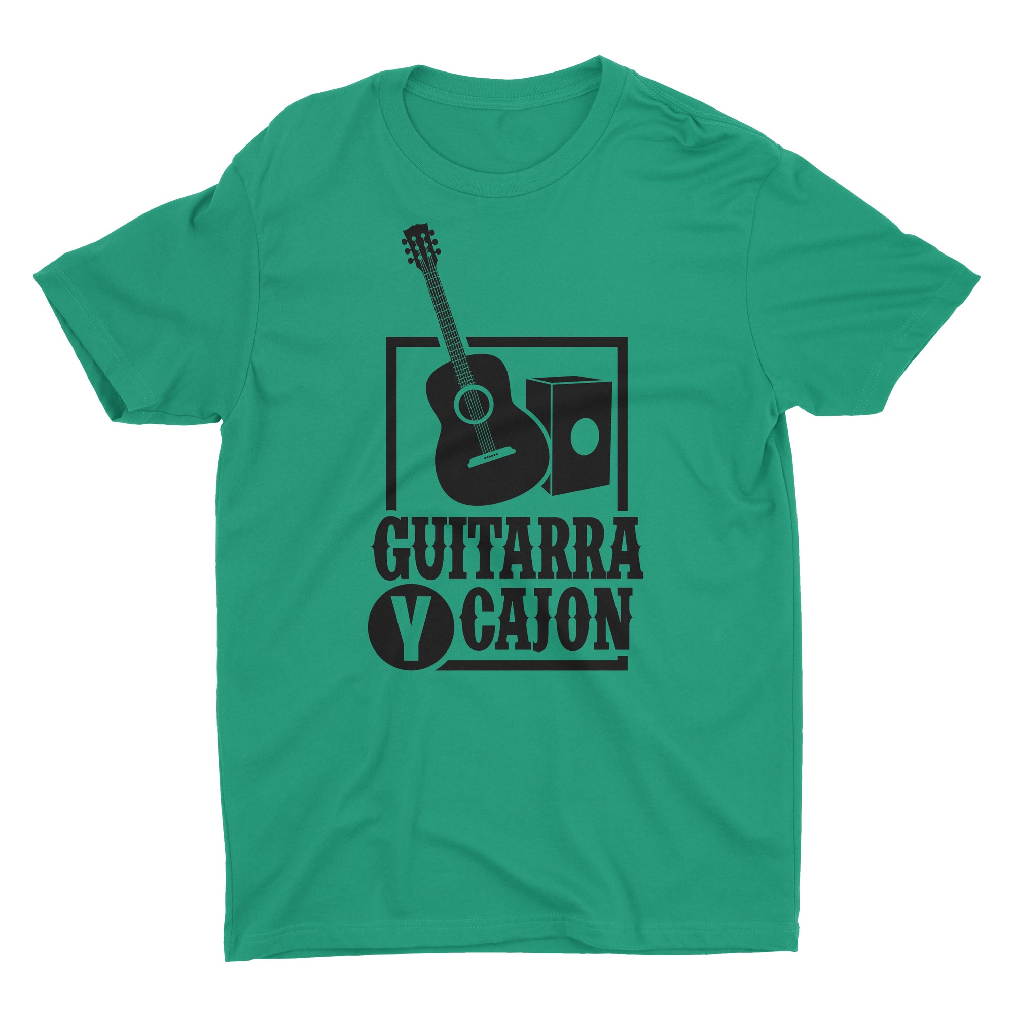 Musica Criolla Guitarra y Cajon T-Shirt for Men - PeruCoUSA