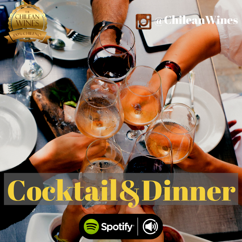 Playlist ChileanWines Cocktail and dinner, canciones para una comida, una junta familiar o con amigos