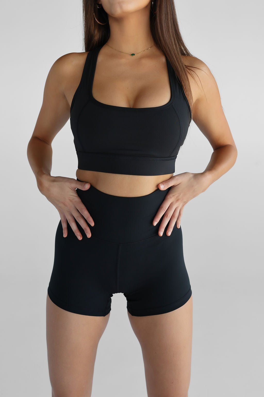 Black Biker Shorts, High Waisted, Squat Proof, 5 Star Rated