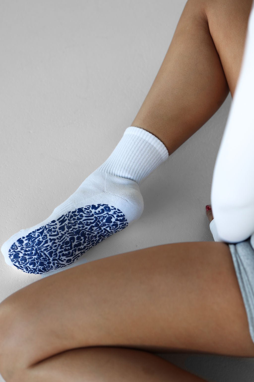 Grip Socks - The Design Collection - Blue, LEELO ACTIVE