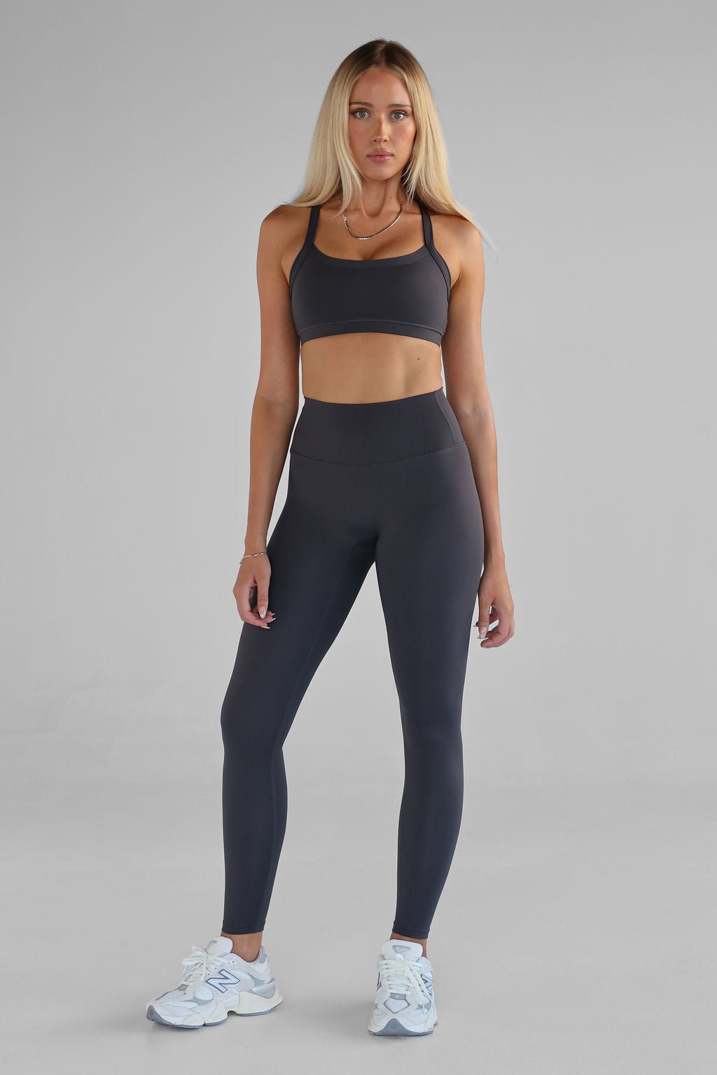 Womens Leelo Activewear Full Length Leggings  Sculpt Full Length Leggings  Vanilla ~ Alfon So Aliela