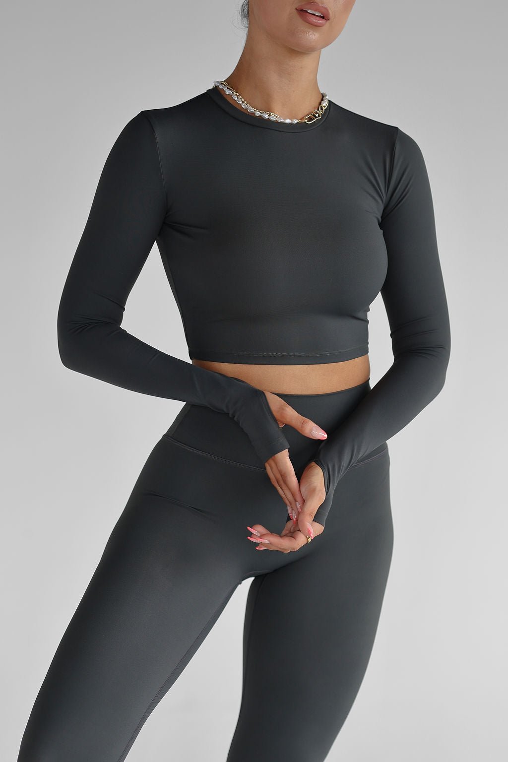 Sculpt Long Sleeve Ultra Crop Top