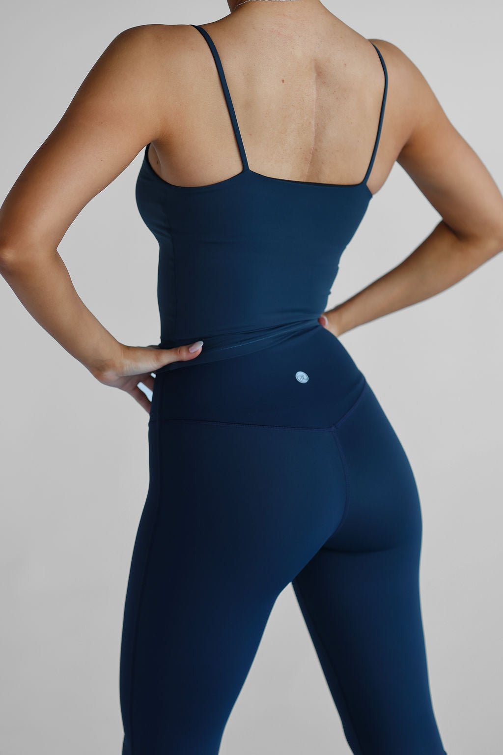 Melanie Navy Double layer legging with color option - Ishtar & Brute®