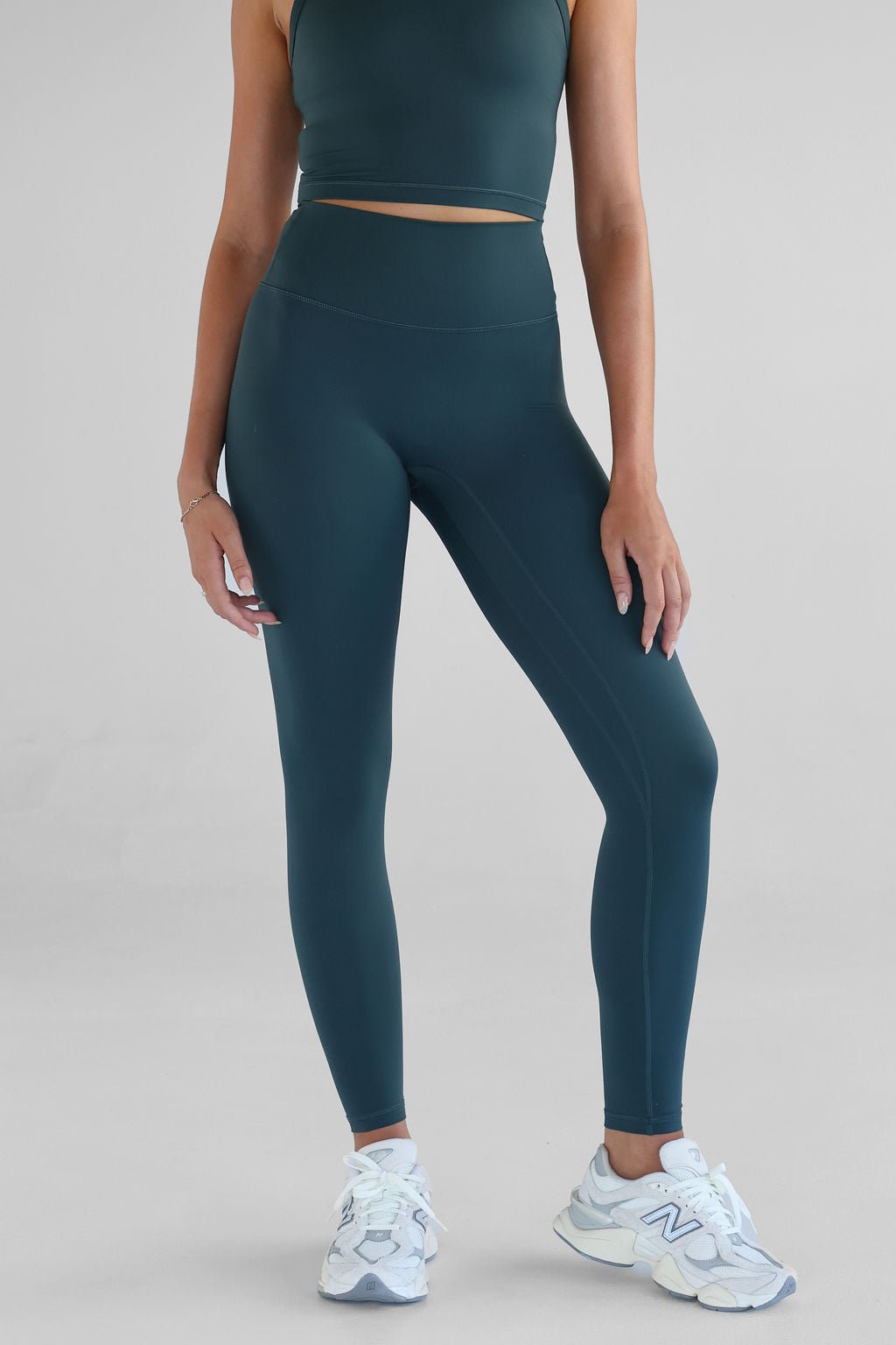 Elixir Full Length Leggings With Pockets - Azure Blue