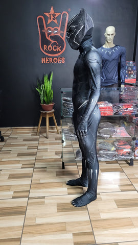 Comprar Fantasia Pantera Negra Completa + Máscara Cosplay Filme Traje Luxo  Profissional preço no Brasil loja online promoção Fantasias Cosplays  Profissionais - Produto item Ref:679972