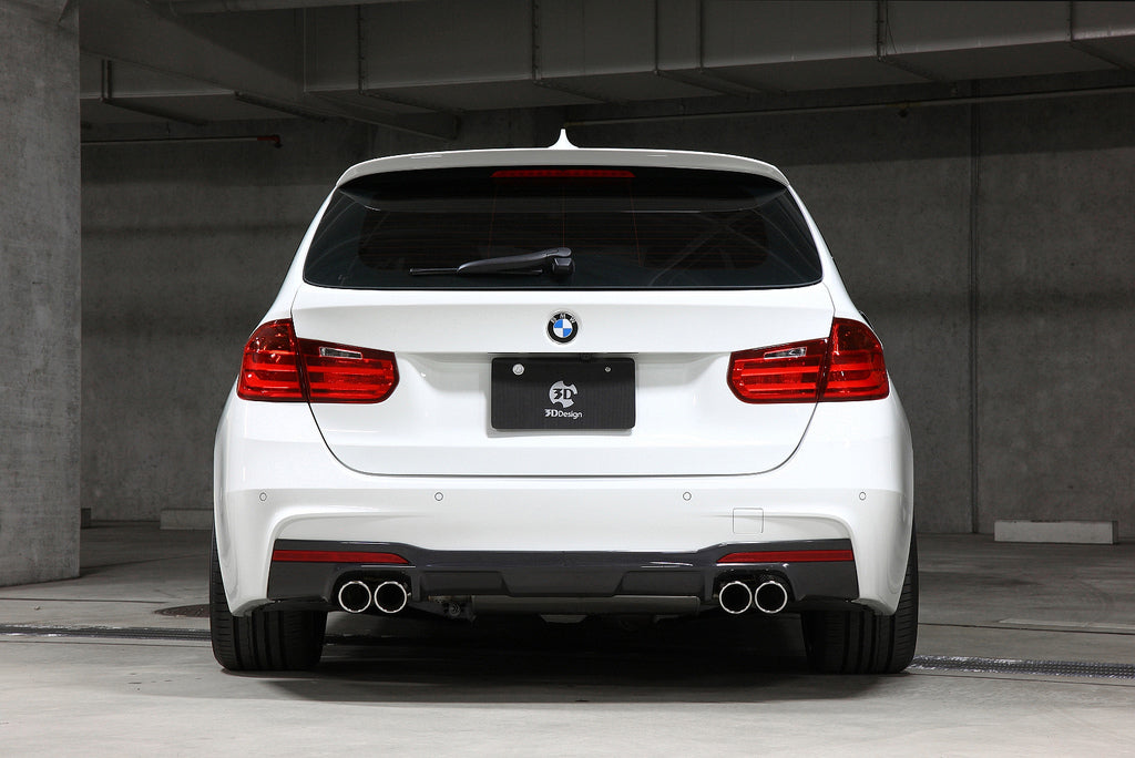 3d Design F30 F31 3 Series M Sport Carbon Rear Diffuser Exterior Ind Distribution