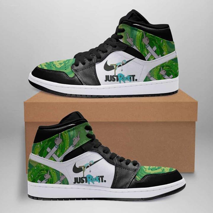 rick and morty shoes jordans