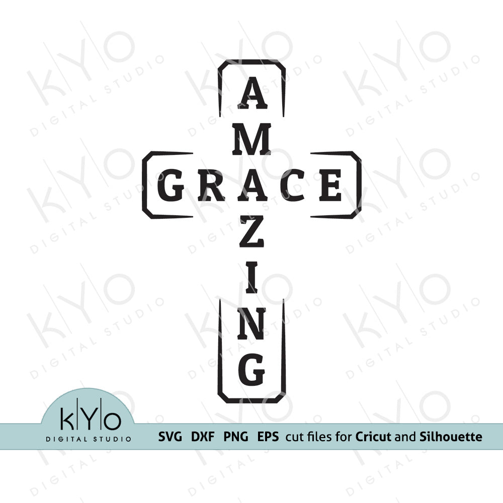 Download Amazing Grace Cross Svg