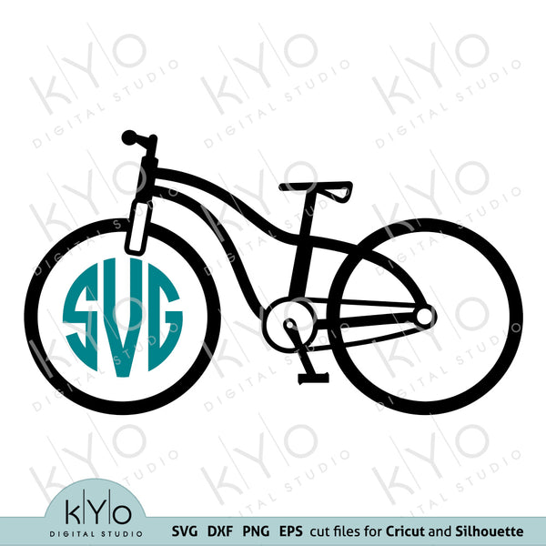 Download Bicycle Monogram Svg Files