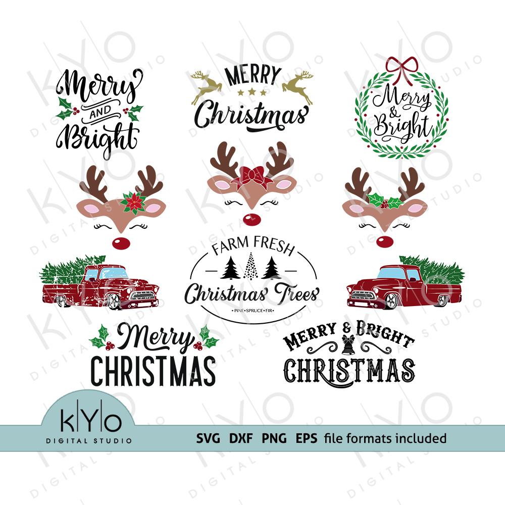 Christmas Svg Files Mini Bundle