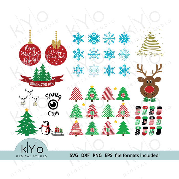 Download Christmas Svg Cut Files Bundle Over 150 Designs Included