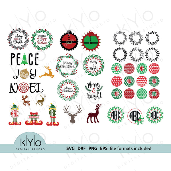 Download Christmas Svg Files Mega Bundle Over 150 Designs Included