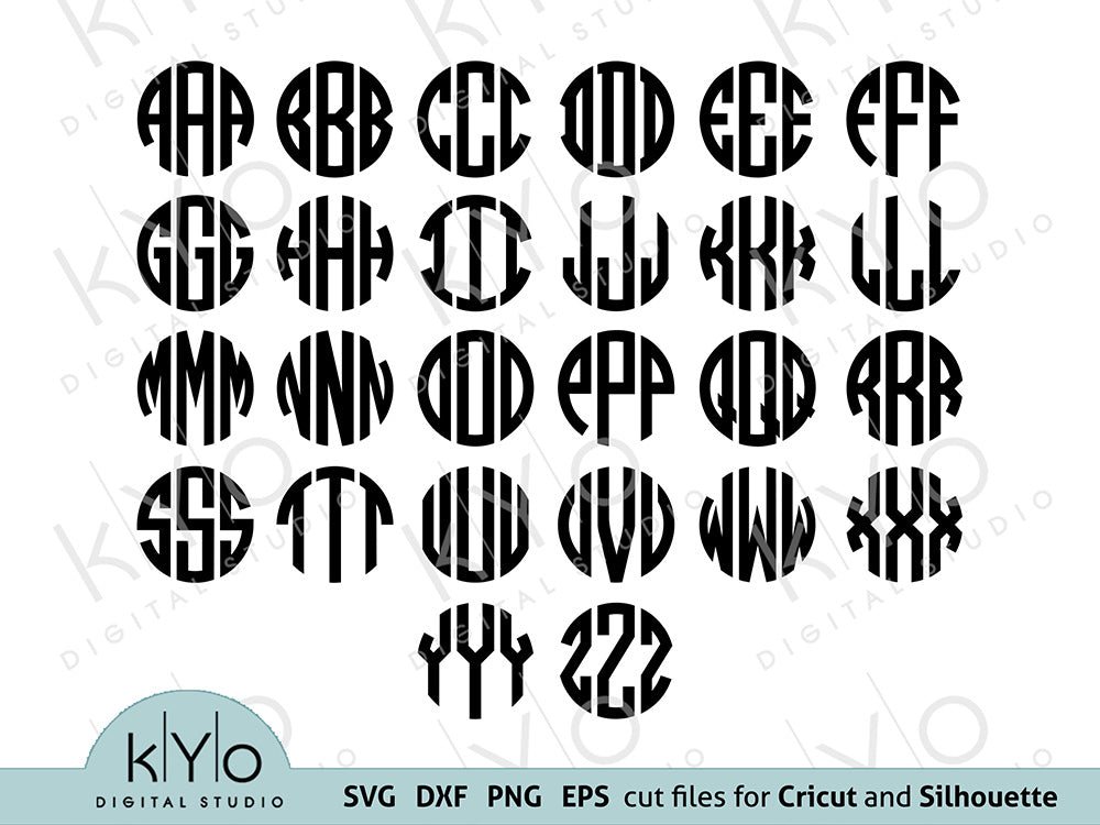 Download Vinyl Cut Personal Monogram Letters Iron On Decal Print Vine Interlocking Monogram Svg Curls Alphabet Files For Silhouette And Cricut Clip Art Art Collectibles