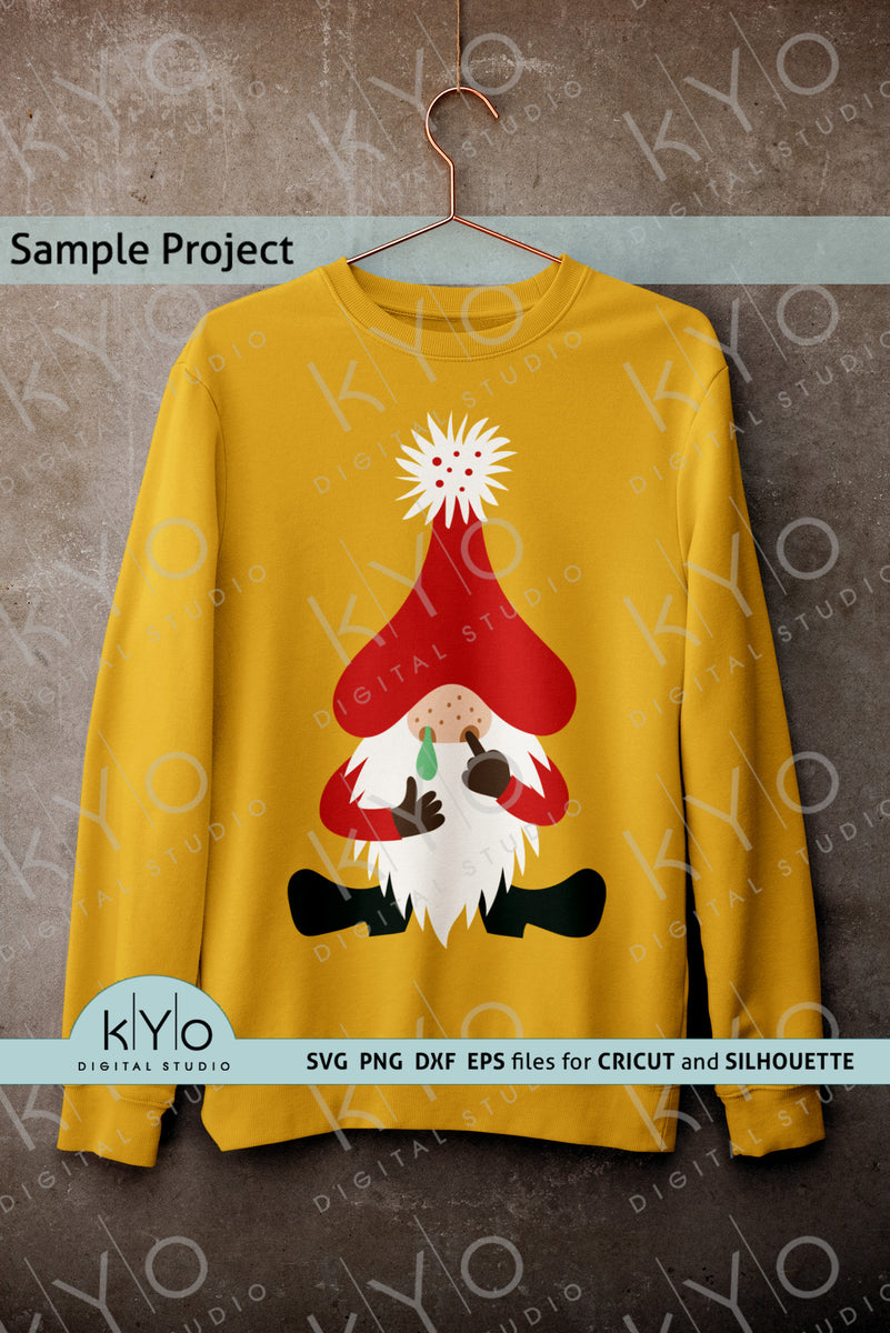 Download Christmas Gnome Svg Ugly Jumper Design