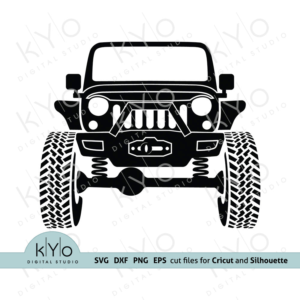 Download Lifted 4x4 Offroad Jeep Svg Cutting Files