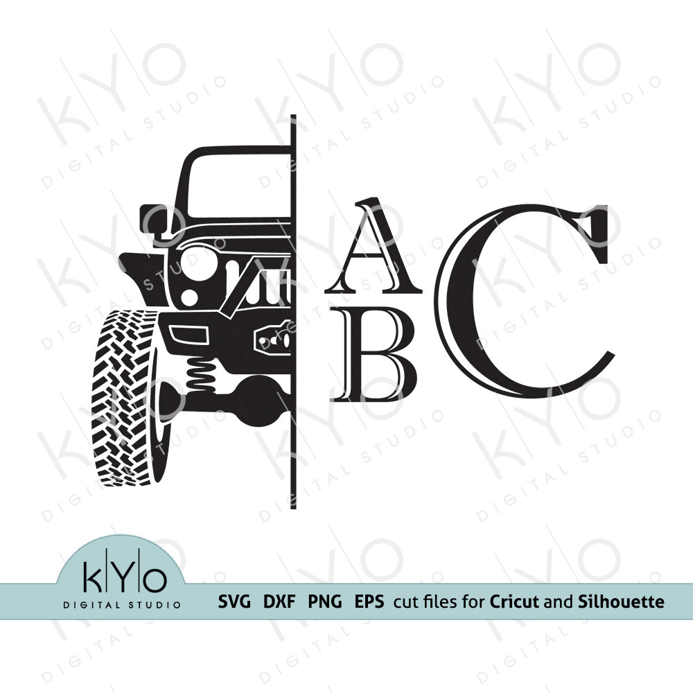 Download Jeep Monogram Svg, Off Road 4x4 Jeep Girl Team shirt design