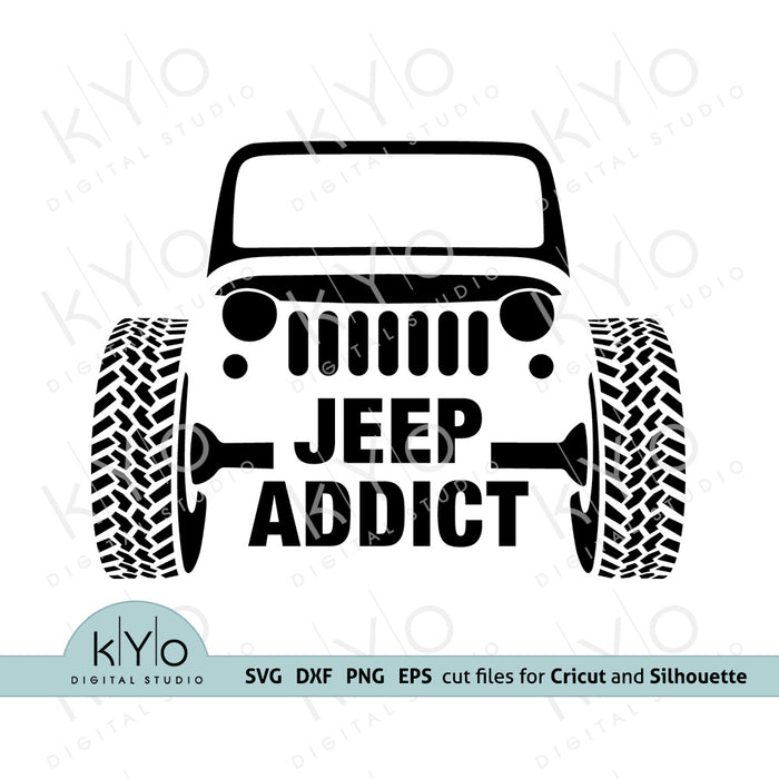 Jeep Addiction Svg Cut Files
