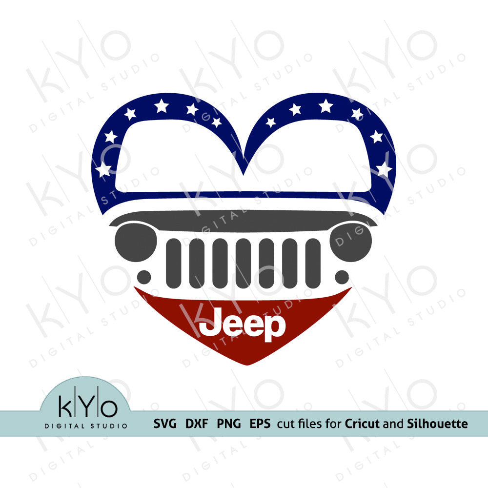 Download Jeep Love Jeep Silhouette In Heart Svgs For Cricut